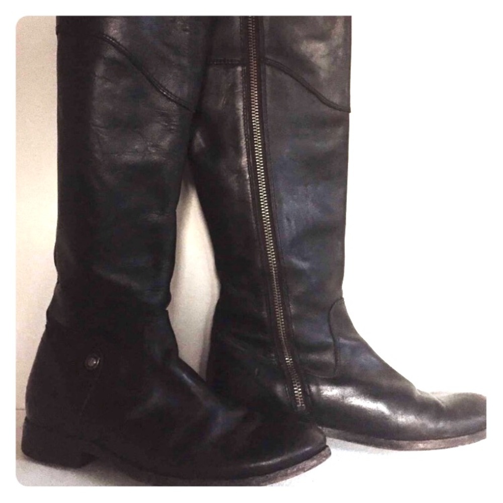 Frye Melissa Button Leather Boot